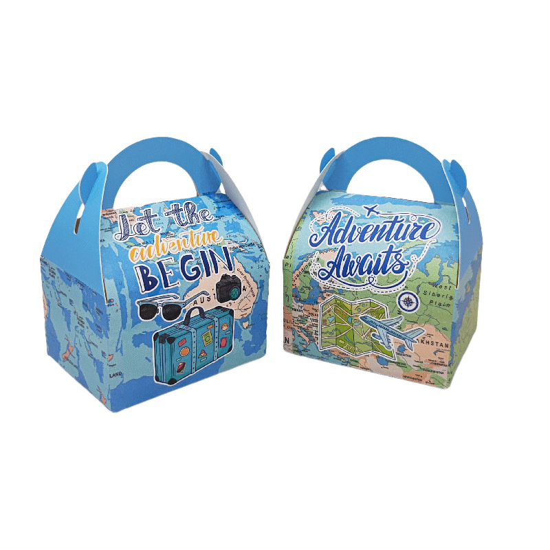 Cutie de bomboane pentru călătorii – ambalaj cadou portabil, design inspirat de bagaje