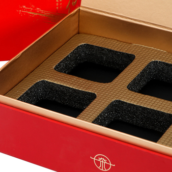 Cutie cadou personalizată pentru ceai și vin cu imprimare UV – cutie din carton, format carte, pliabilă