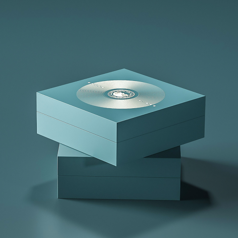 Cutie cadou personalizată pentru ceai și mooncake, ambalaj elegant de lux, imprimare în tiraje mici, imprimare UV și ștanțare cu folie argintie