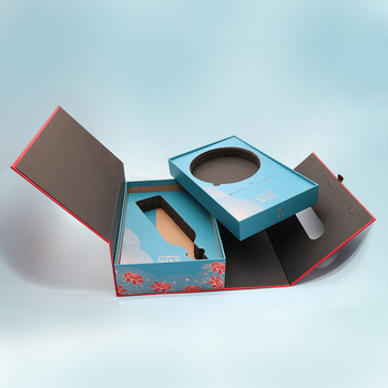 Cutie cadou premium din carton rigid pentru vin roșu și ceai, cutie goală, furseuri de ceai, ambalaj de Anul Nou, cutie de cadou cu mâner, personalizabil