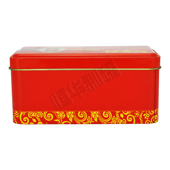 Cutie de ceai Tieguanyin din metal, cutie dreptunghiulară, mic cadou