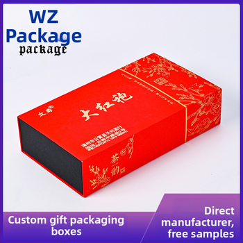 Cutie personalizată pentru ambalarea ceaiului, cutie din carton pentru îngrijire a pielii și cosmetice, cu motiv Bird's Nest, cutie cadou cu capac tip carte, FSC certifikat