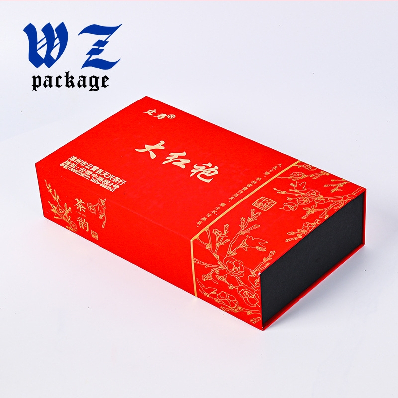 Cutie personalizată pentru ambalarea ceaiului, cutie din carton pentru îngrijire a pielii și cosmetice, cu motiv Bird's Nest, cutie cadou cu capac tip carte, FSC certifikat