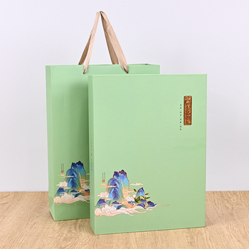 Cutie cadou de ceai de lux, cu capac personalizabil, pentru ceai verde de primăvară — cutie goală pentru logo