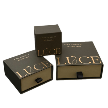 Cutie de ambalaj premium, tip sertar, personalizabilă pentru lenjerie, curele, ceai, bijuterii și suveniruri, cu siglă
