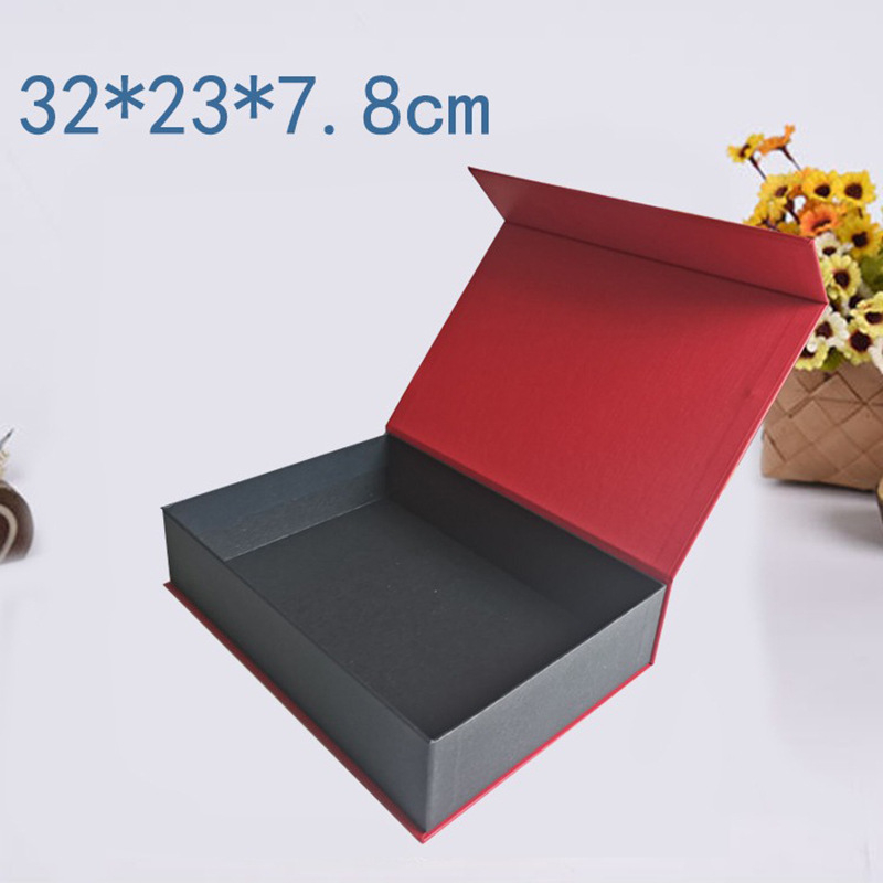 Cutie cadou în formă de carte cu capac rabatabil, din carton, ambalaj pentru bijuterii, cosmetice și ceai, personalizată