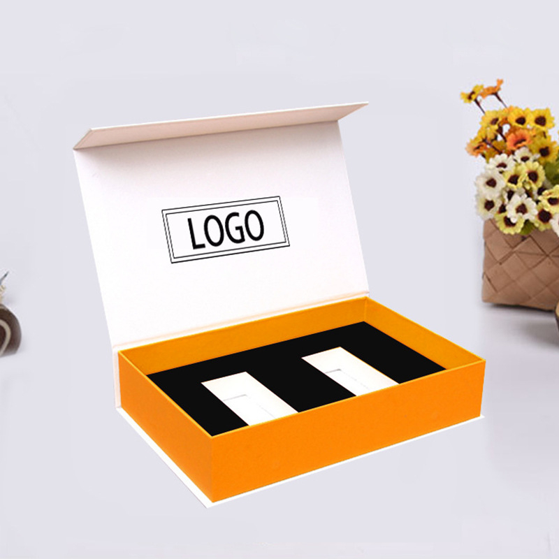 Cutie cadou în formă de carte cu capac rabatabil, din carton, ambalaj pentru bijuterii, cosmetice și ceai, personalizată