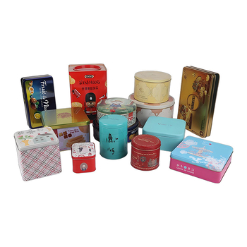 Cutie metalică personalizabilă pentru ceai, mooncake, bomboane și biscuiți – ambalaj universal rotund și pătratos