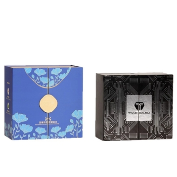 Cutie cadou cu deschidere dublă, în stil chinezesc, cutie pentru ceai cu ambalaj floral auriu, cadou wellness, personalizabil