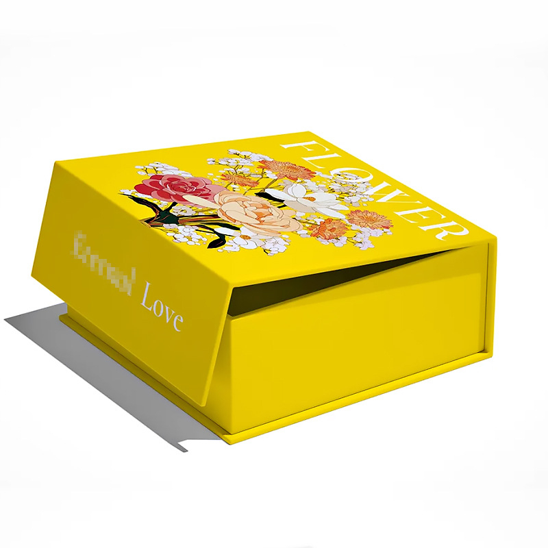 Cutie cadou cu închidere magnetică, personalizabilă — cutie de hârtie pentru cosmetice și ambalaj în stil carte