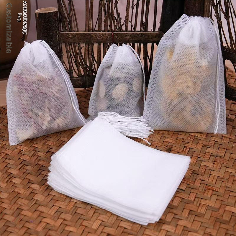 Pungi de ceai din material nețesut, 100 bucăți, pungi pentru ceai și condimente, filtre pentru gătit
