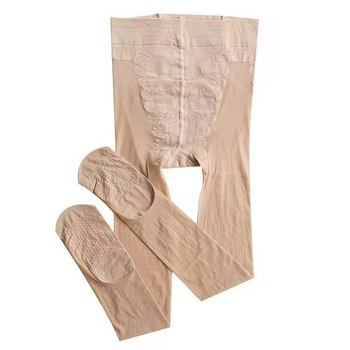 Tanke spandex tajice s bikini krojem, 20D, masažno dno, nevidljiva podstava, efekt golih nogu