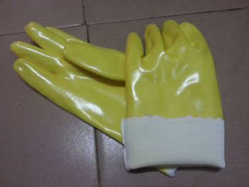45 cm PVC dipane rukavice, kemijski otporne, s pamučnim slojem, otporne na ulje i kiseline/alkalije, protuklizne, vodootporne, za industrijsku uporabu