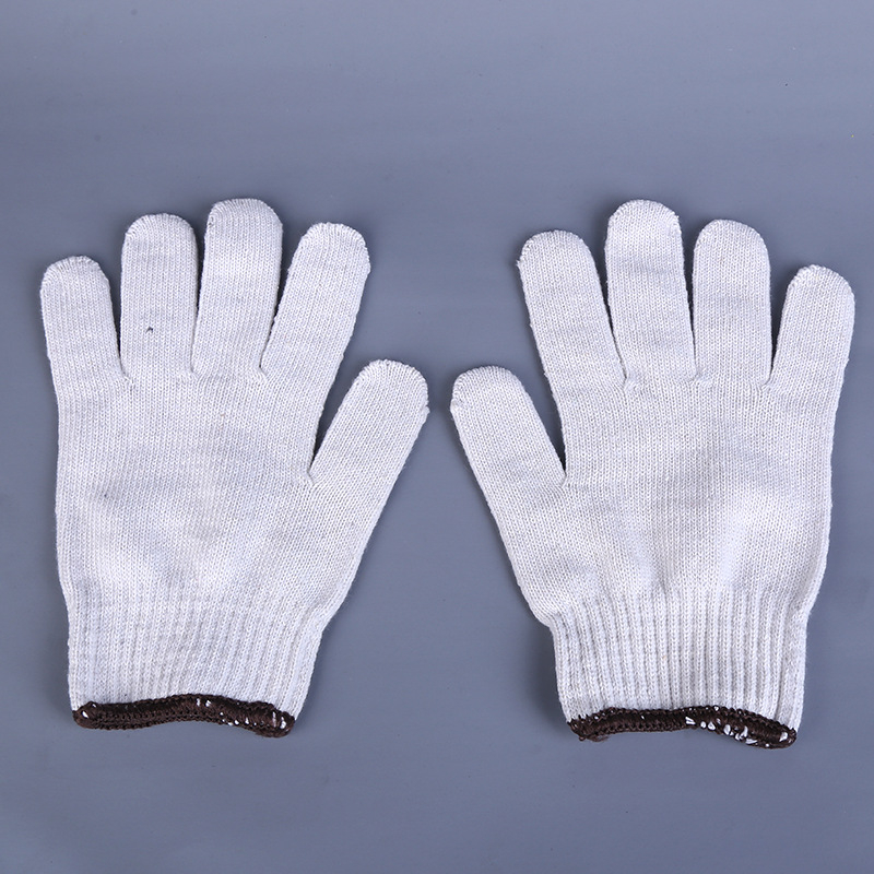 Mănuși de lucru tricotate din bumbac, rezistente la uzură, 550 g fir, logo monocrom personalizabil