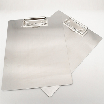 Clipboard din oțel inoxidabil, suport metal pentru meniu, dosar de documente în stil business