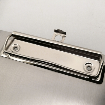 Clipboard din oțel inoxidabil, suport metal pentru meniu, dosar de documente în stil business