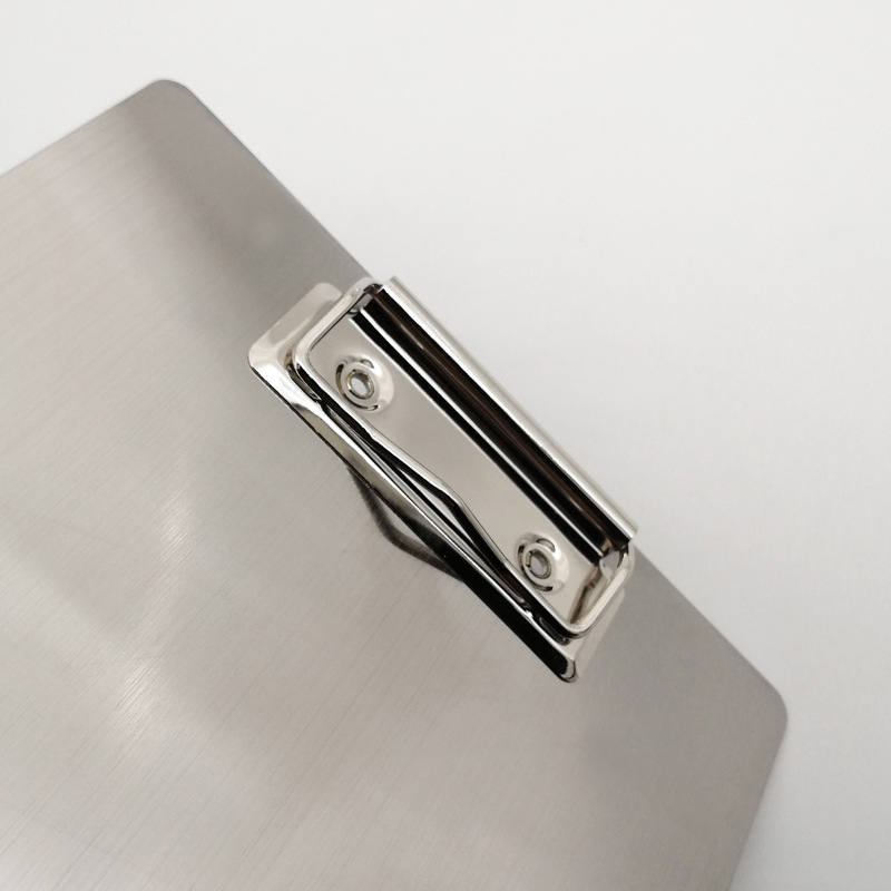 Clipboard din oțel inoxidabil, suport metal pentru meniu, dosar de documente în stil business