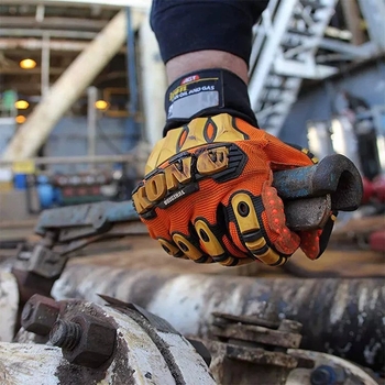 Mănuși de protecție KONG, rezistente la uzură, cu TPR, protecție împotriva impactului, pentru întreținere și intervenții de salvare în industria petrolieră