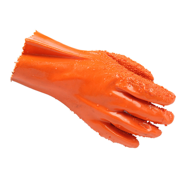 Rukavice s plastičnim premazom i česticama protiv klizanja, otporne na habanje, namijenjene ribarstvu, strojarstvu, kemijskoj industriji i lakiranju
