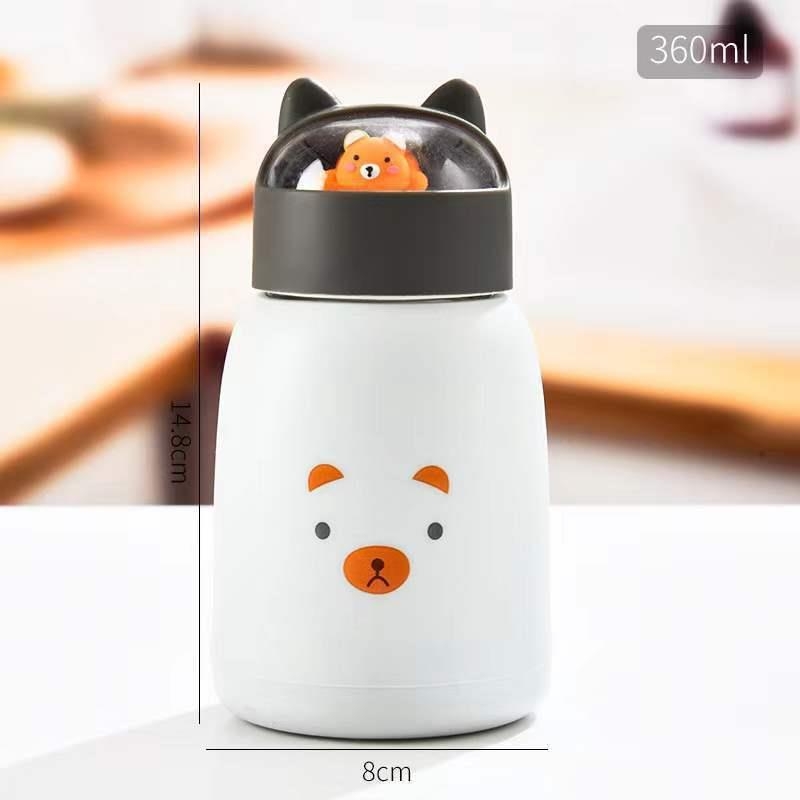 Cană pentru copii din sticlă cu pereți dubli, portabilă pentru elevi, cadou cu imprimare logo