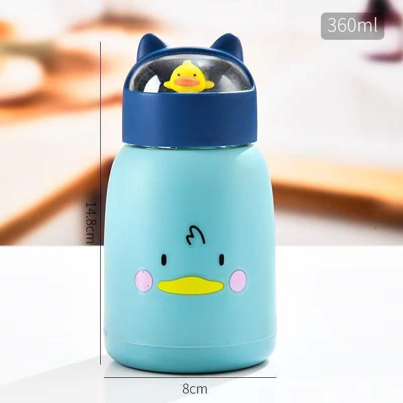 Cană pentru copii din sticlă cu pereți dubli, portabilă pentru elevi, cadou cu imprimare logo