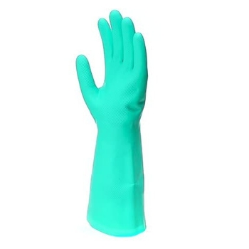 Mănuși din latex negre, industriale, cu dublu strat și design bi-culori, rezistente la substanțe chimice, îngroșate, durabile pentru curățenie și protecție la muncă