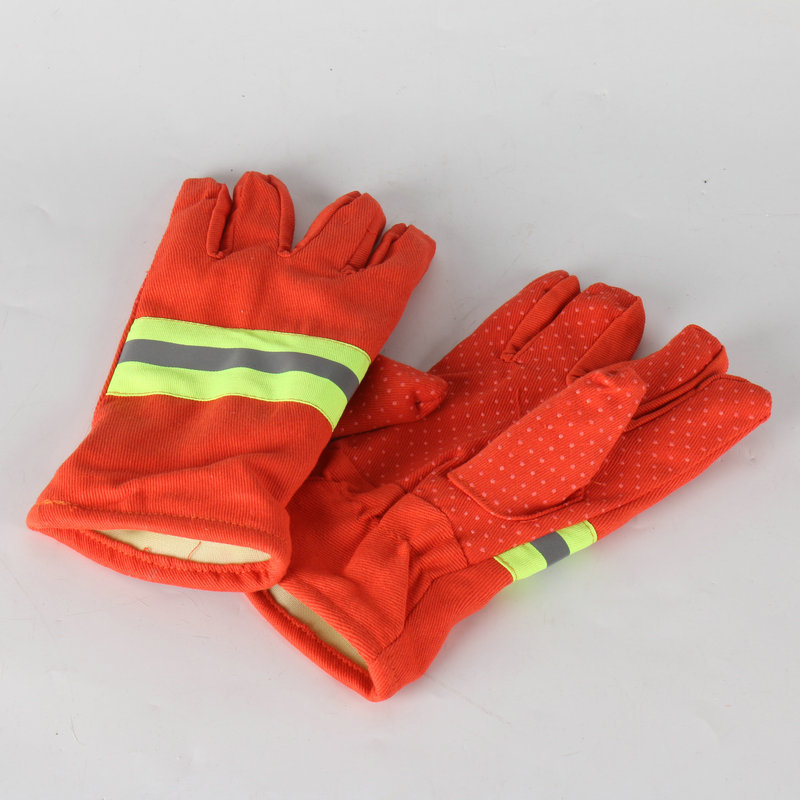 Mănuși de protecție tip 97 pentru intervenții în incendii, portocaliu-roșii, mai groase, rezistente la uzură, ignifuge, izolație termică, pentru salvare