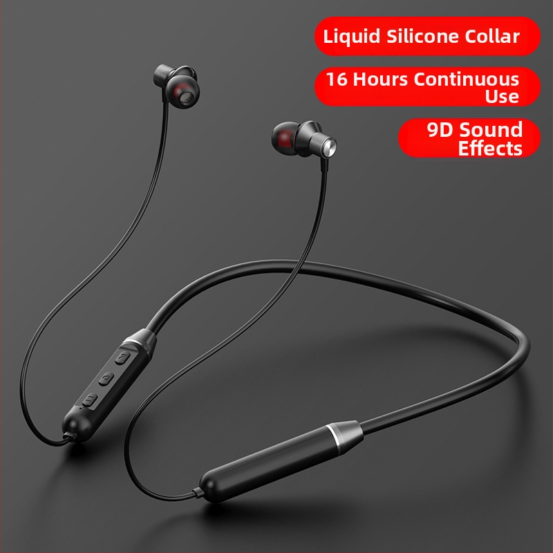 Bezdrôtové slúchadlá s krkom – True Wireless, športové in-ear, kovový dizajn, IPX4, výdrž batérie nad 8 hodín