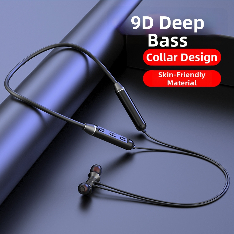 Bezdrôtové slúchadlá s krkom – True Wireless, športové in-ear, kovový dizajn, IPX4, výdrž batérie nad 8 hodín