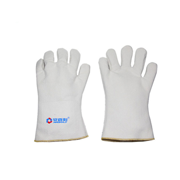 Mănuși Ambury ABL-S529 pentru temperaturi înalte, rezistente până la 200°C, izolație termică și rezistență la flăcări, design flexibil cu cinci degete pentru cuptorul de turnat