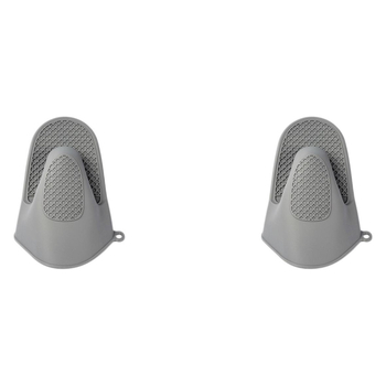 Mănuși de bucătărie din silicon, groase, lungi 20 cm, rezistente la căldură și antiderapante, pentru oale, boluri și coacere, până la 230°C.