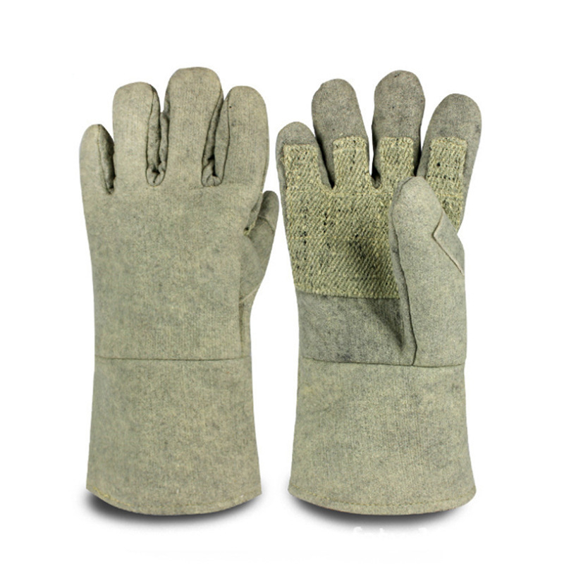 Mănuși rezistente la temperaturi înalte, din Kevlar, izolație termică, pentru utilizare industrială (până la 500°C)