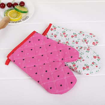 Set de mănuși izolante pentru temperaturi înalte, pentru cuptor și cuptor cu microunde, rezistente la căldură