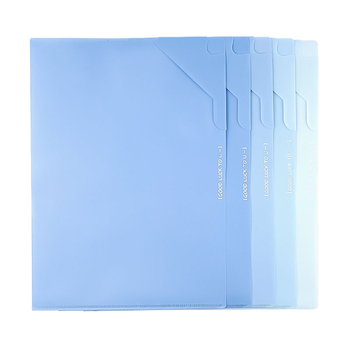 Mapă pentru elevi, în formă de L, nuanțe gradient, format A4, placă de protecție îngroșată, personalizabilă