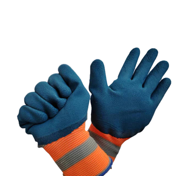 Mănuși de protecție pentru muncă cu acoperire din latex — antiderapante, rezistente la uzură și la murdărie; pentru construcții, agricultură și încărcare/descărcare