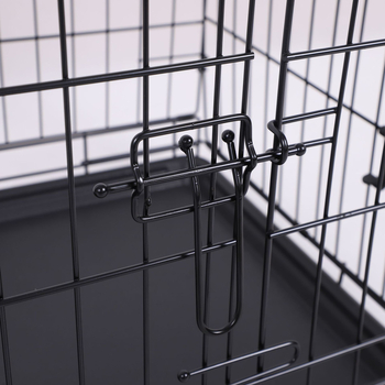 Sklopivi kavez za kućne ljubimce za male i srednje pse, unutarnja i vanjska upotreba, žičani kavez