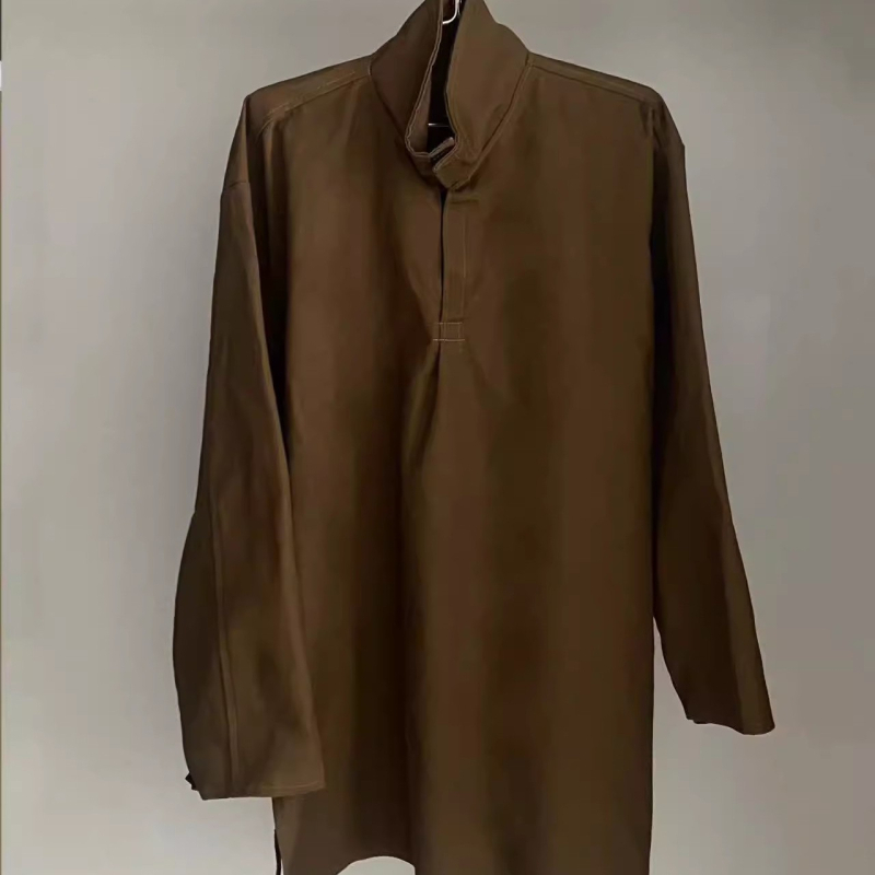 Zaštitno odijelo za zavarivanje od teškog kanvas twill materijala, otporno na plamen, uključuje pregaču, reverzivni dizajn