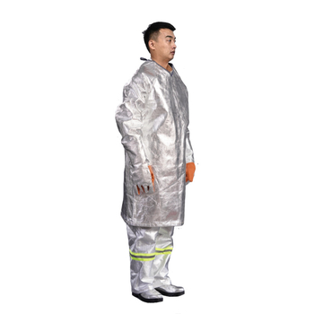 Vatrootporni široki kaput s izolacijom od aluminijske folije, reverzibilan, zaštita od zračne topline do 1000°C