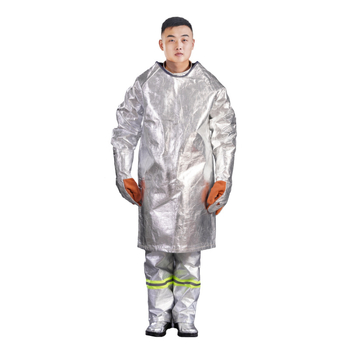 Vatrootporni široki kaput s izolacijom od aluminijske folije, reverzibilan, zaštita od zračne topline do 1000°C