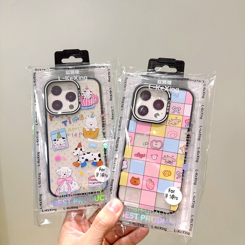 TPU futrola s mačkastim graffiti motivom za iPhone 17 Pro Max, 16 Pro i iPhone 14 – prozirna dvobojna zaštitna futrola