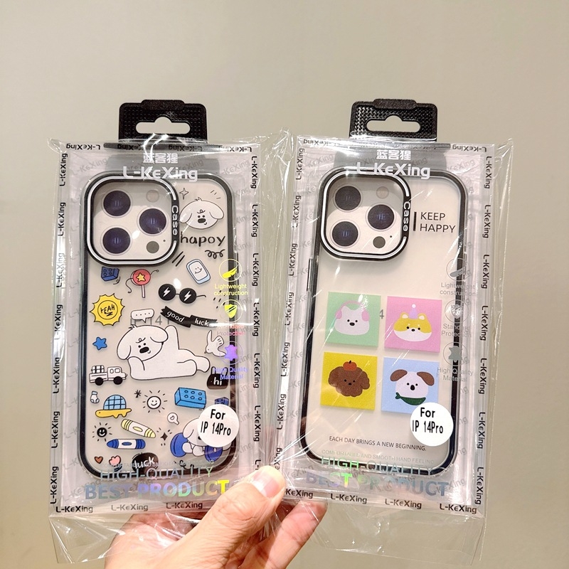TPU futrola s mačkastim graffiti motivom za iPhone 17 Pro Max, 16 Pro i iPhone 14 – prozirna dvobojna zaštitna futrola