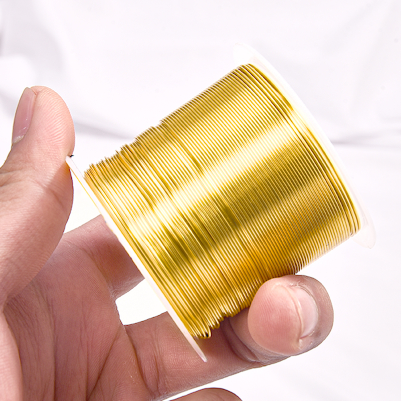 18K pozlaćeni bakreni žica za navlačenje perli - DIY izrada nakita