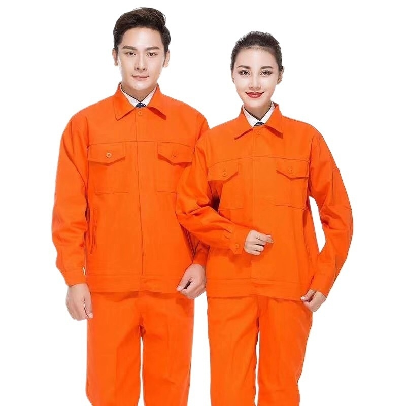 Set radne odjeće otporne na plamen, otporne na visoke temperature i abraziju, zaštitna odjeća za zavarivanje s dugim rukavima, 100% pamuk, zaštitno radno odijelo, personalizirani tisak