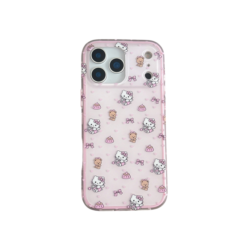 Dvojno kućište s KT mačkama za iPhone 11–14 Pro i Pro Max