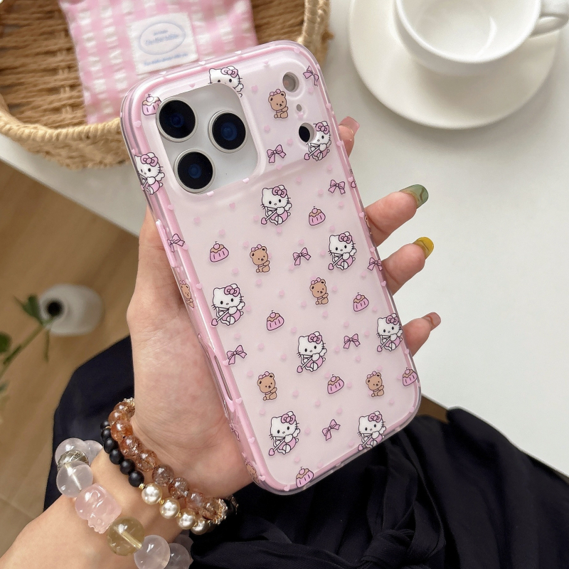 Dvojno kućište s KT mačkama za iPhone 11–14 Pro i Pro Max