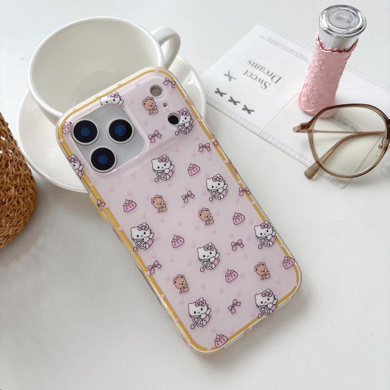Dvojno kućište s KT mačkama za iPhone 11–14 Pro i Pro Max