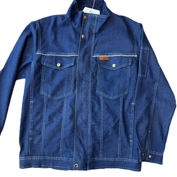 Muški lagani elastični denim radni set – gornji dio i hlače, otporan na vatru i izdržljiv.