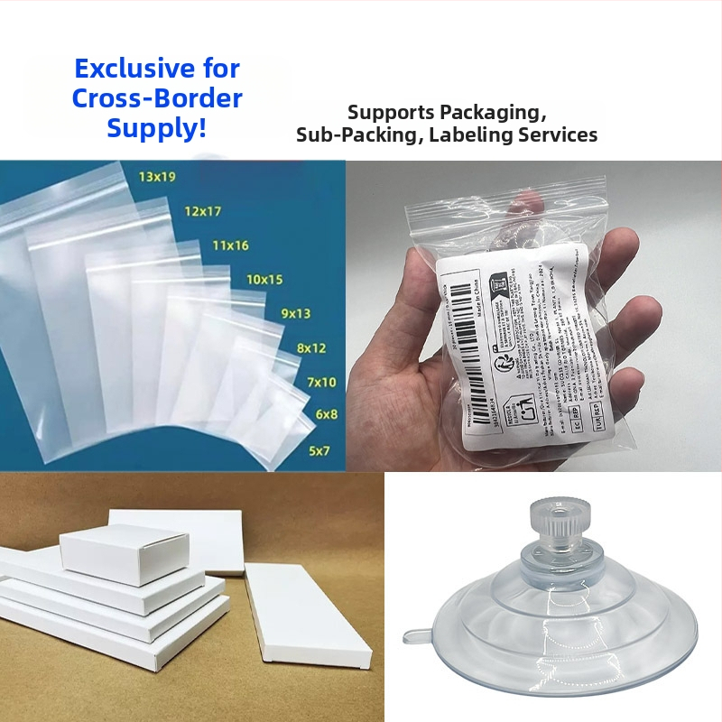 60 mm sací pohár so skrutkami pre kúpeľňovú poličku, PVC, priehľadná