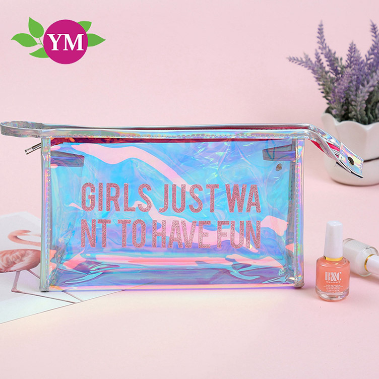 Etui transparent pentru fete, husă PVC impermeabilă pentru cosmetice și rechizite pentru copii și elevi