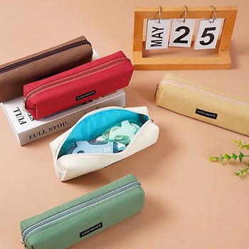Penar din pânză, cu capacitate mare, pentru liceeni, design minimalist, stil retro creativ, personalizat.